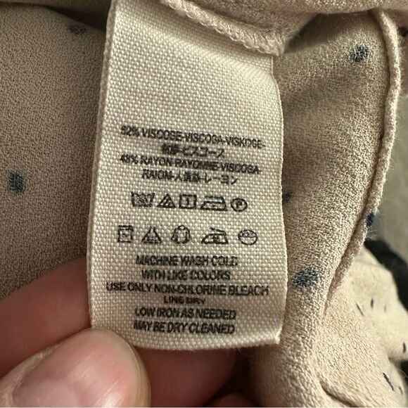 Free People Blush This Town Polka Dot Valentine’s Buttondown Dress Size Medium - Picture 9 of 16